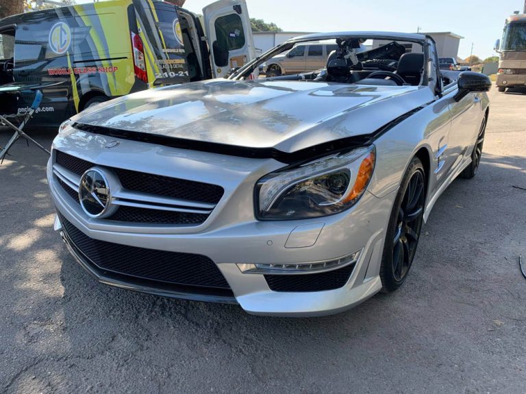 Mercedes SL 500 windshield replacement