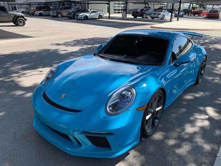Porsche GT3 windshield replacement